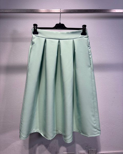 Solid Colour Skirt - Mint