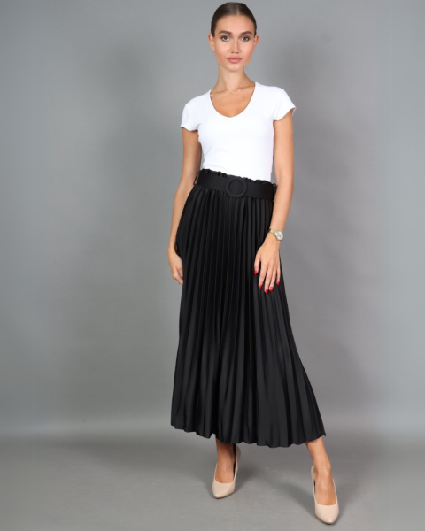 Pleated Skirt - Black