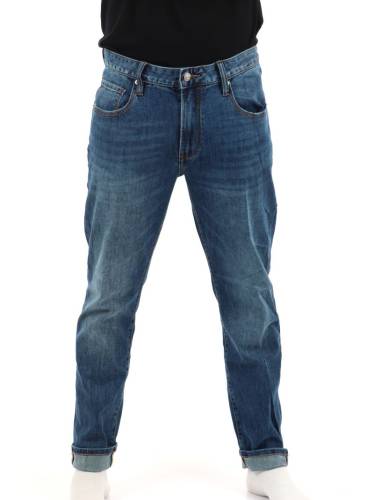 Slim Fit Denim Trousers - Blue