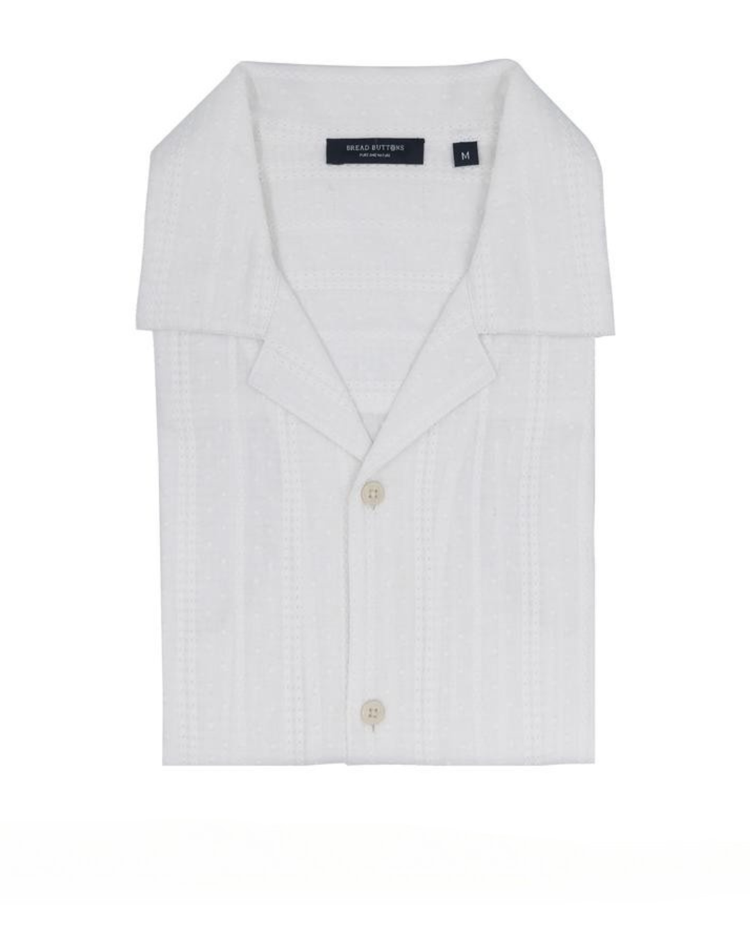 Jacquard Short Sleeve Shirt - White