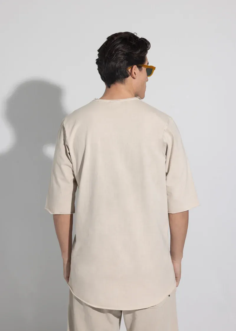 Vinyl Premium Washed Tee - Beige