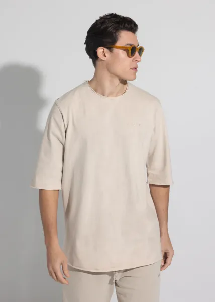 Vinyl Premium Washed Tee - Beige