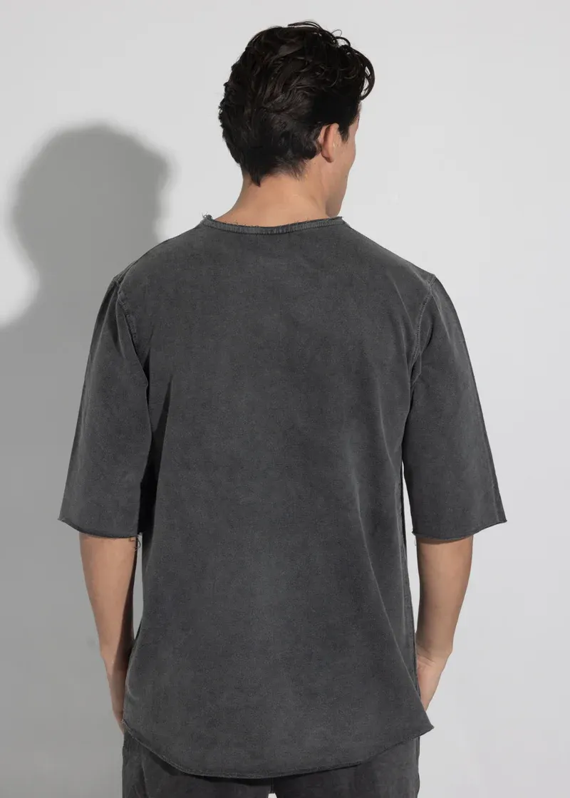 Vinyl Premium Washed Tee - Black