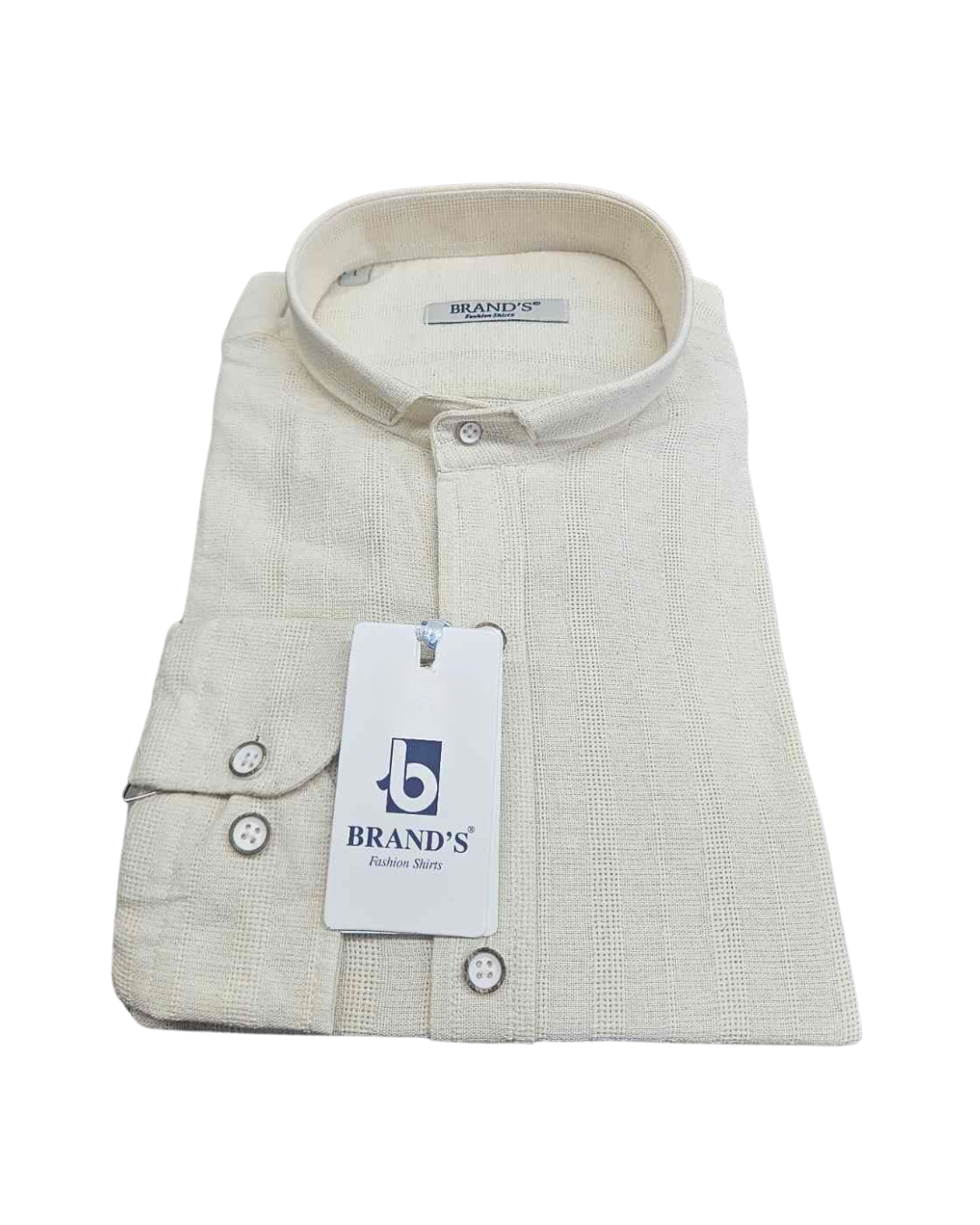 Elegant Textured Shirt - Beige