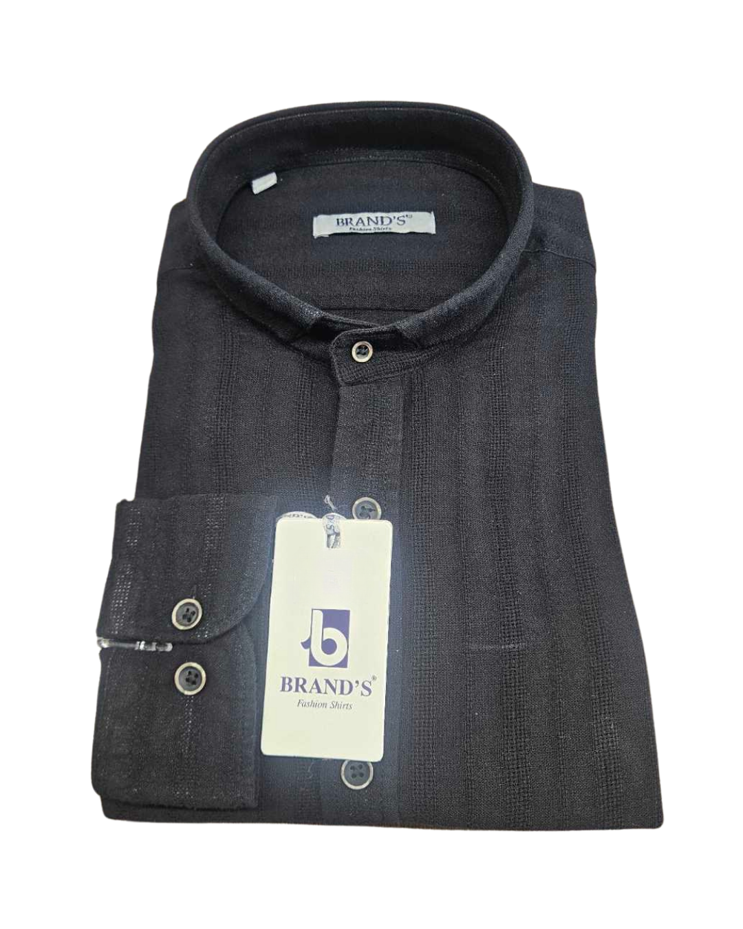 Elegant Textured Shirt - Black