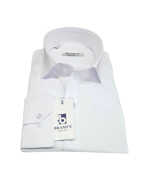 Solid Coloured Shirt - White