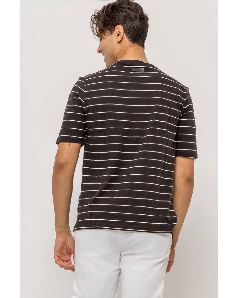 Rebel Striped T-shirt - Black
