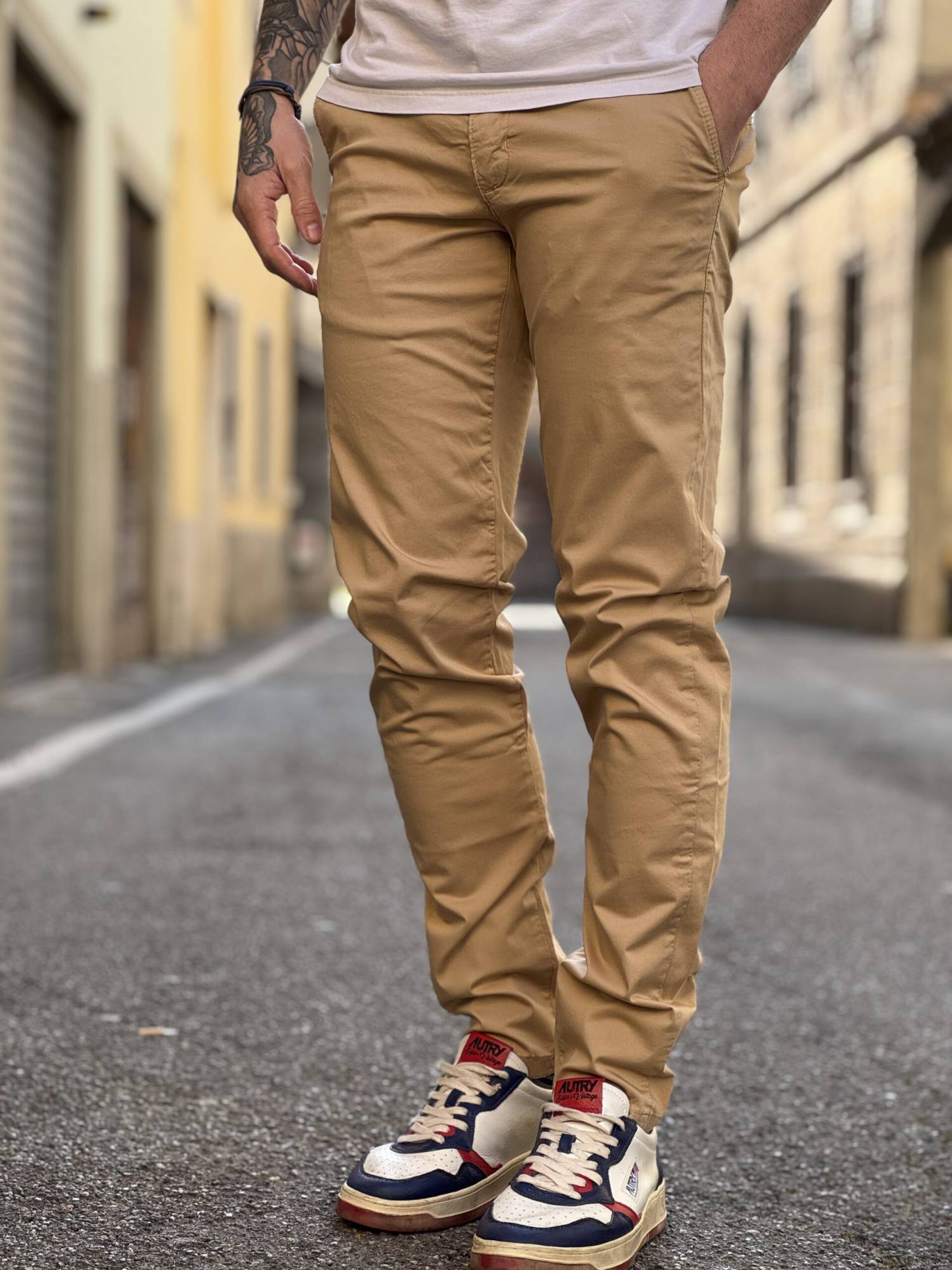 Chino Trousers - Camel