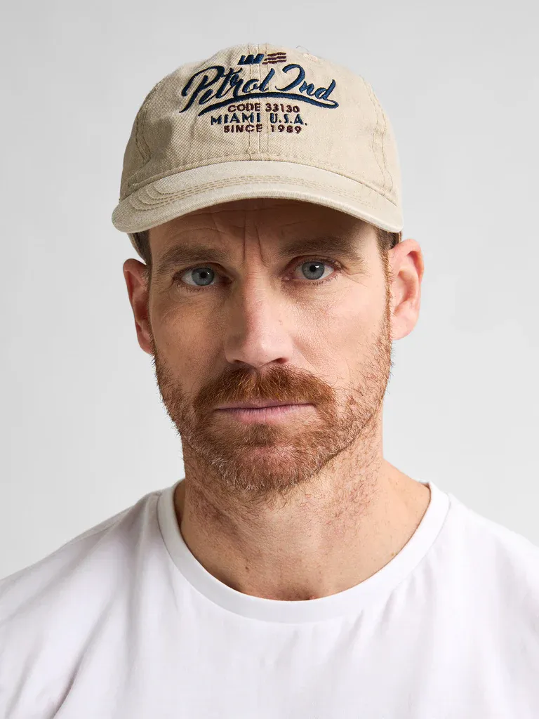Petrol Baseball Cap Dolphinway - Beige