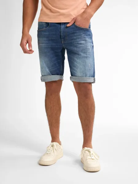 Petrol Blizzard Denim Shorts Baystone - Blue