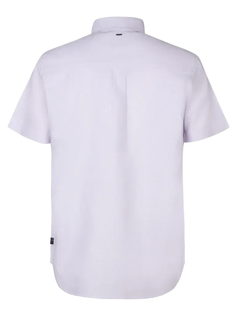 Petrol Plain Linen Shirt Oceanbreeze - Lilac