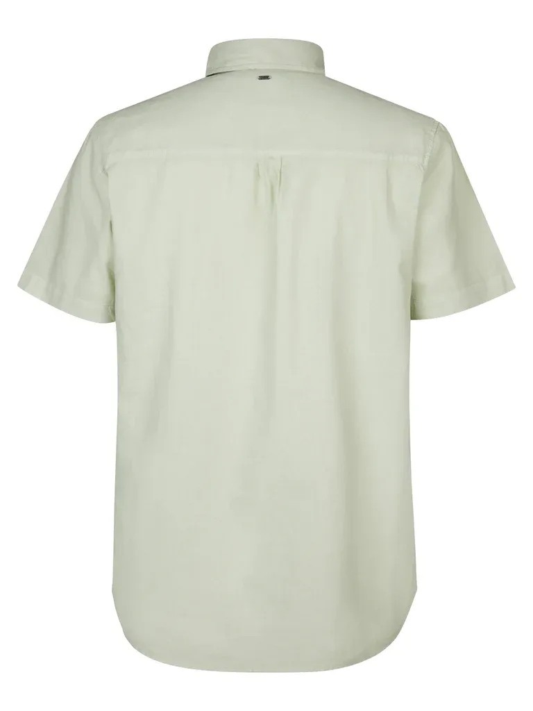 Petrol Plain Linen Shirt Oceanbreeze - Mint