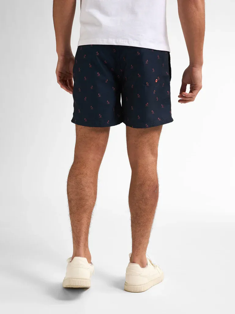 Petrol All-over Print Swimming Shorts Wavecrestview - Blue