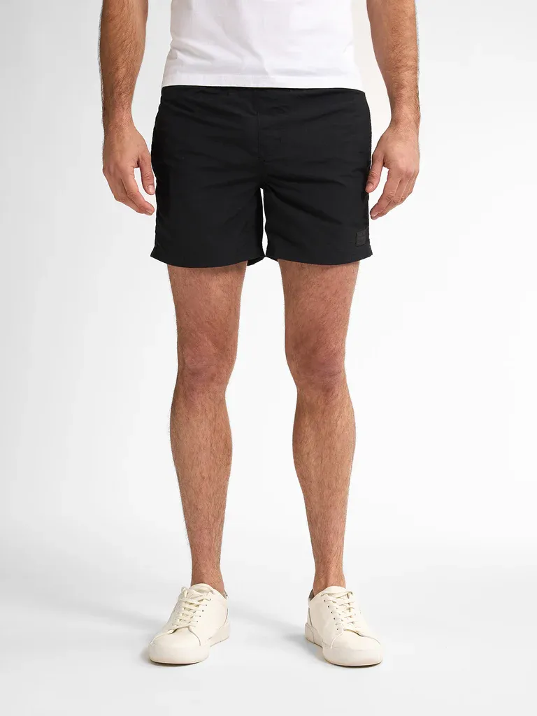 Petrol Plain Swimming Shorts Turtlegrove - Black