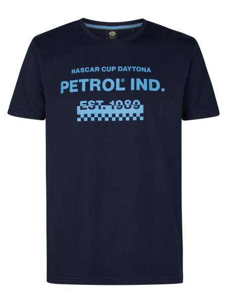 Petrol Artwork T-shirt - Blue