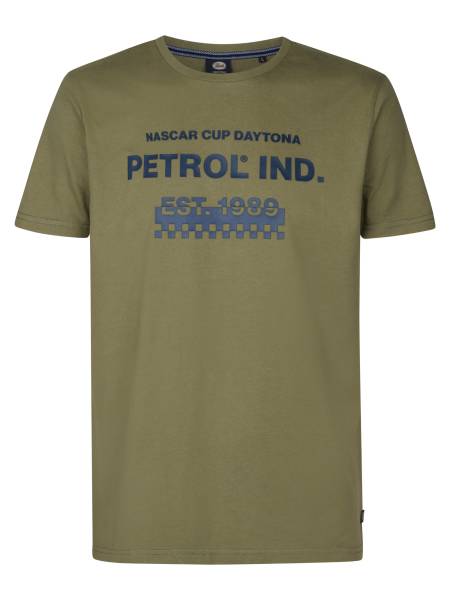 Petrol Artwork T-shirt - Khaki