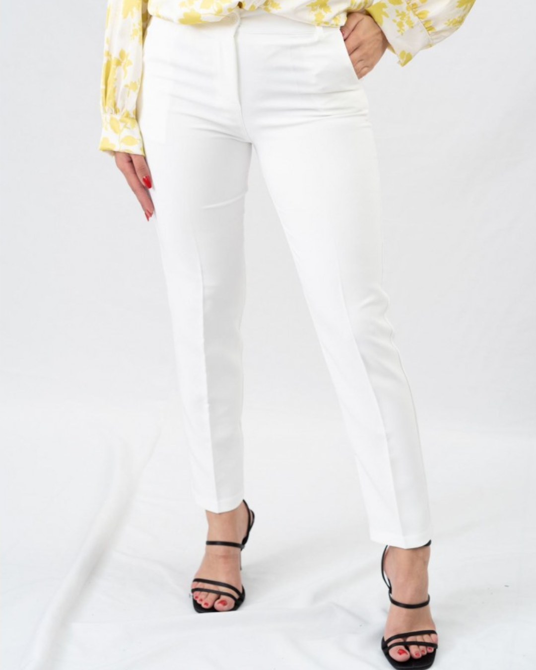 Elegant Suit Trousers - White