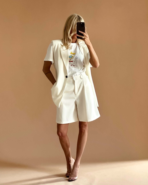 Bermuda Shorts - Beige