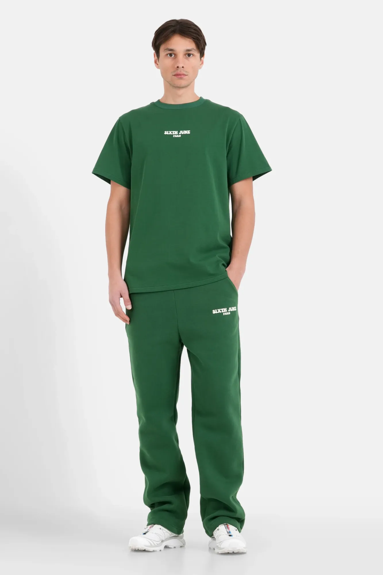 Sixth June Retro Print T-shirt - Green