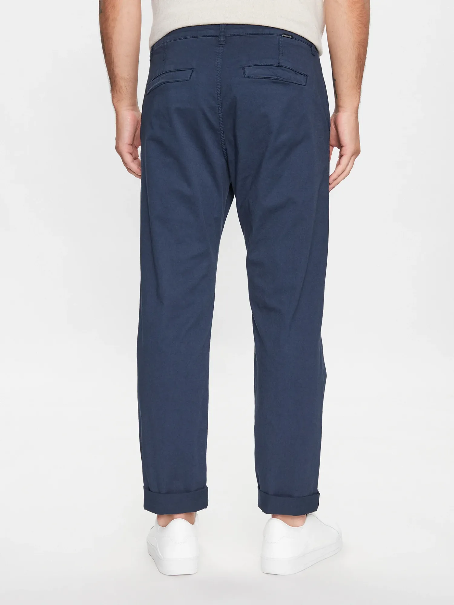 Blend Chino Trousers - Blue