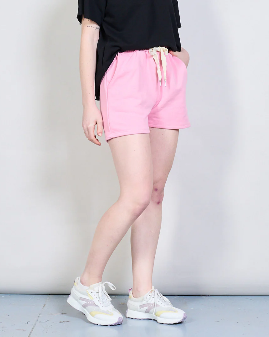Cotton Lounge Shorts - Fuchsia