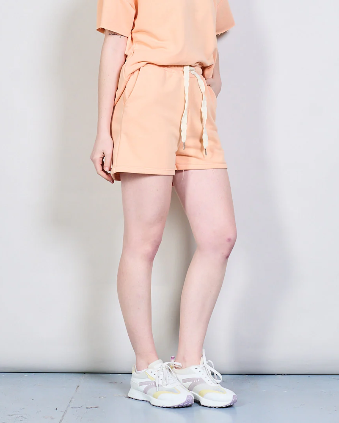 Cotton Lounge Shorts - Orange