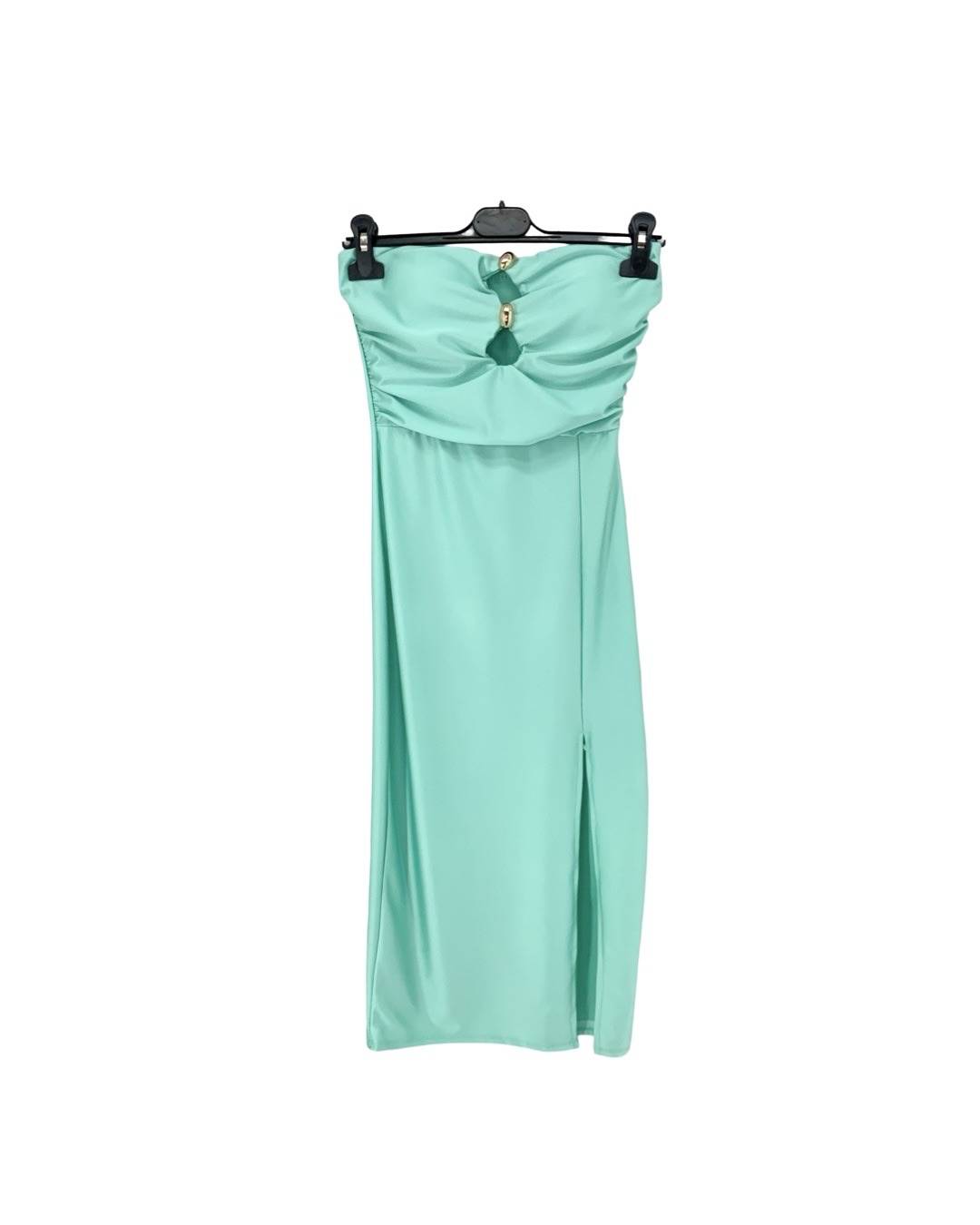 Strapless Midi Dress - Mint