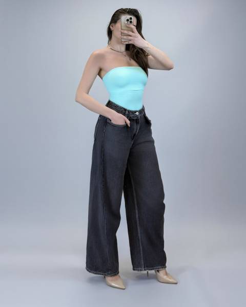Strapless High-Cut Bodysuit - Mint