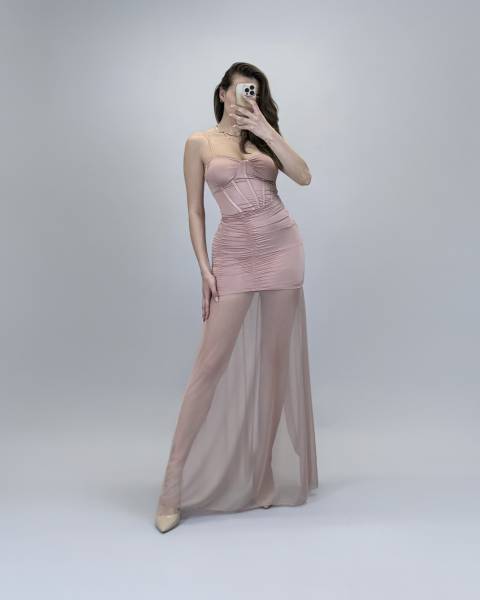 Two-Piece Dress Set - Pink