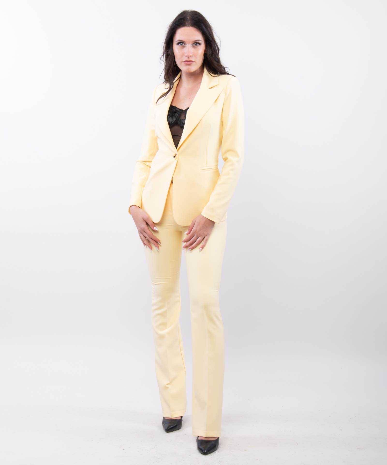 Elegant Blazer Jacket - Yellow