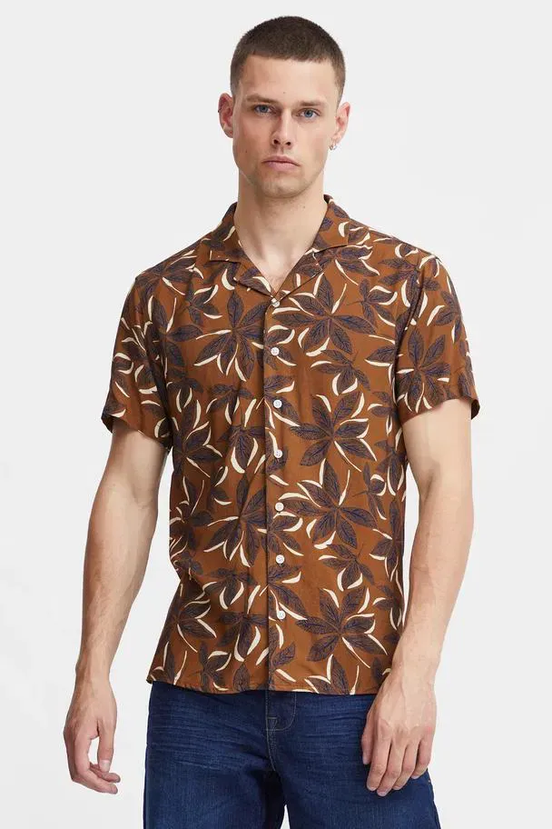 Blend Printed Shirt - Brown