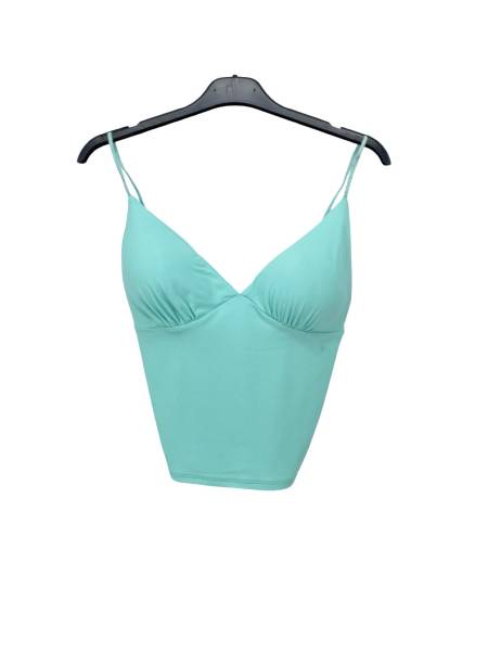 Spaghetti Strap Crop Top - Mint