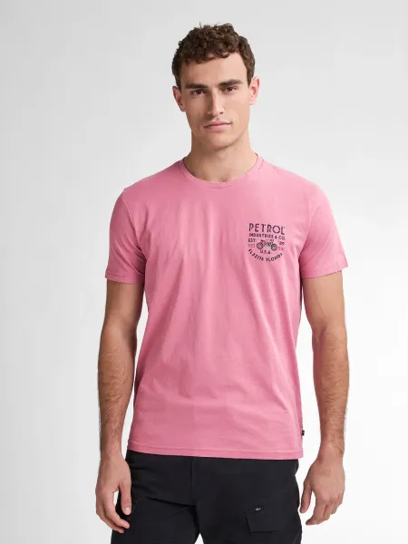 Petrol Back Print T-shirt Beachbay - Pink