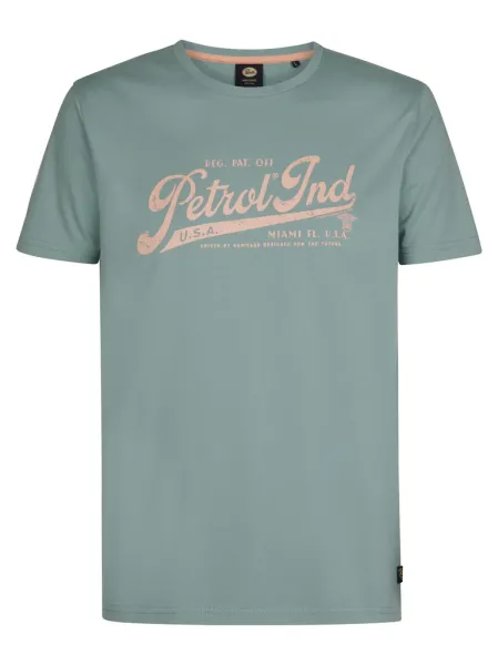 Petrol Artwork T-shirt Conchpark - Sky Blue