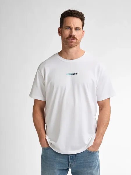 Petrol Logo T-shirt Palmsview - White