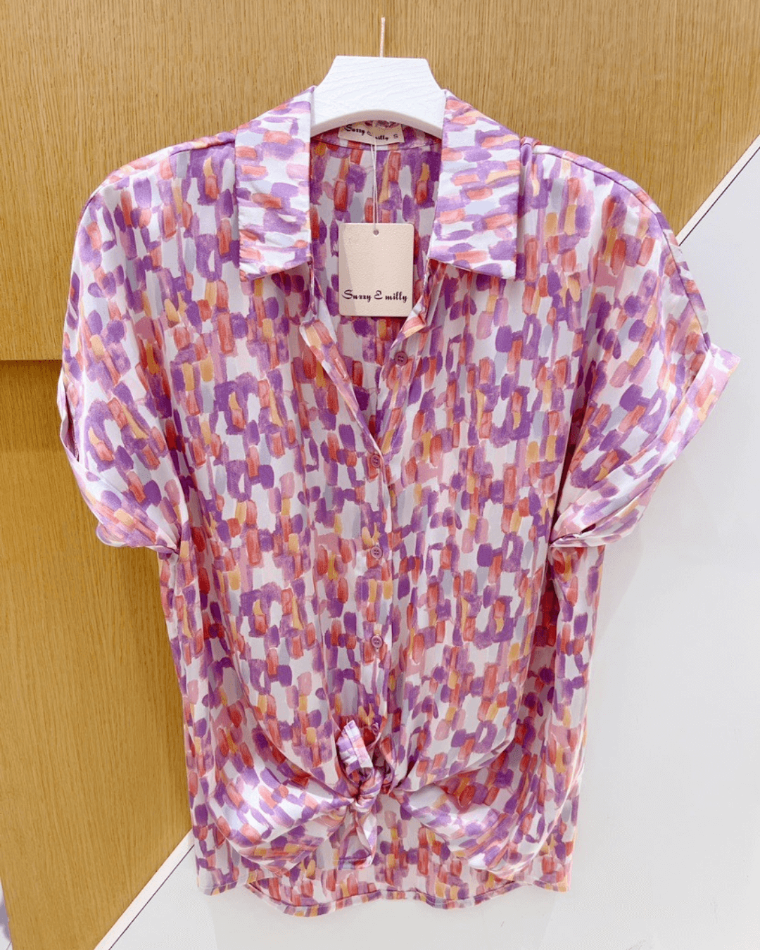 Printed Shirt - Lilac