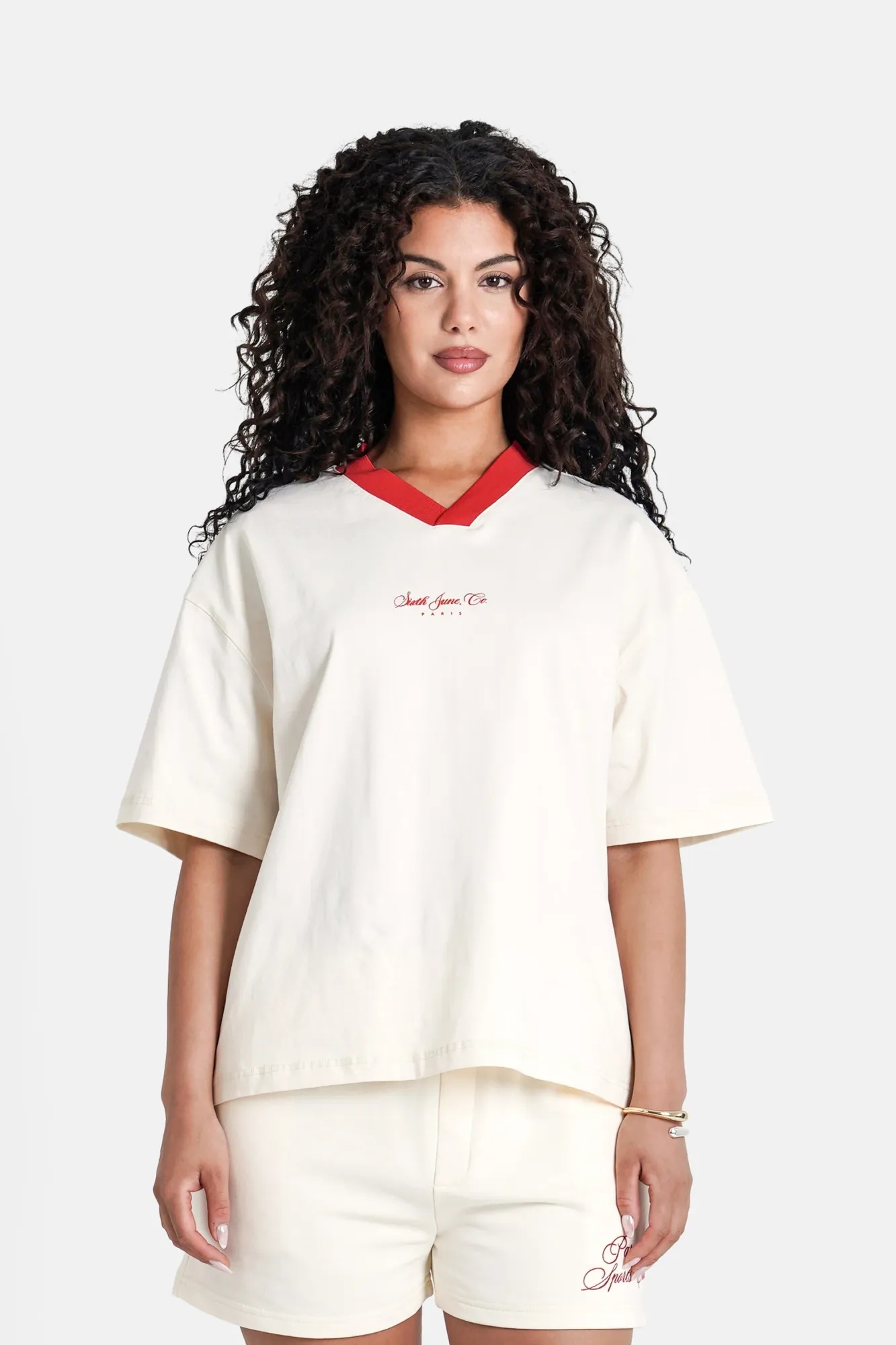 Sixth June Paradisio Sport T-shirt - Beige
