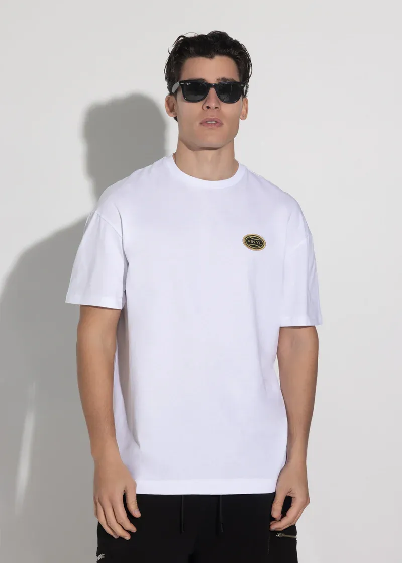 Vinyl Dogs Gang T-shirt - White