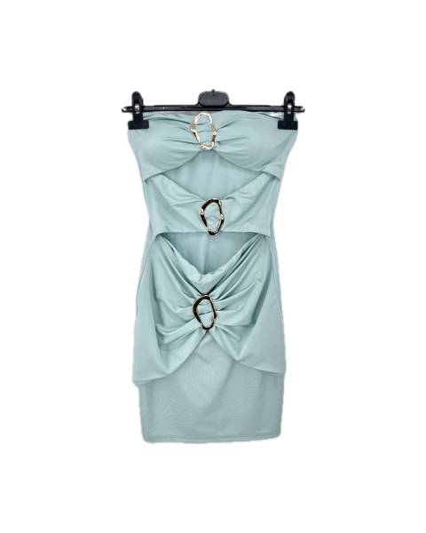 Cut-Out Mini Dress - Mint