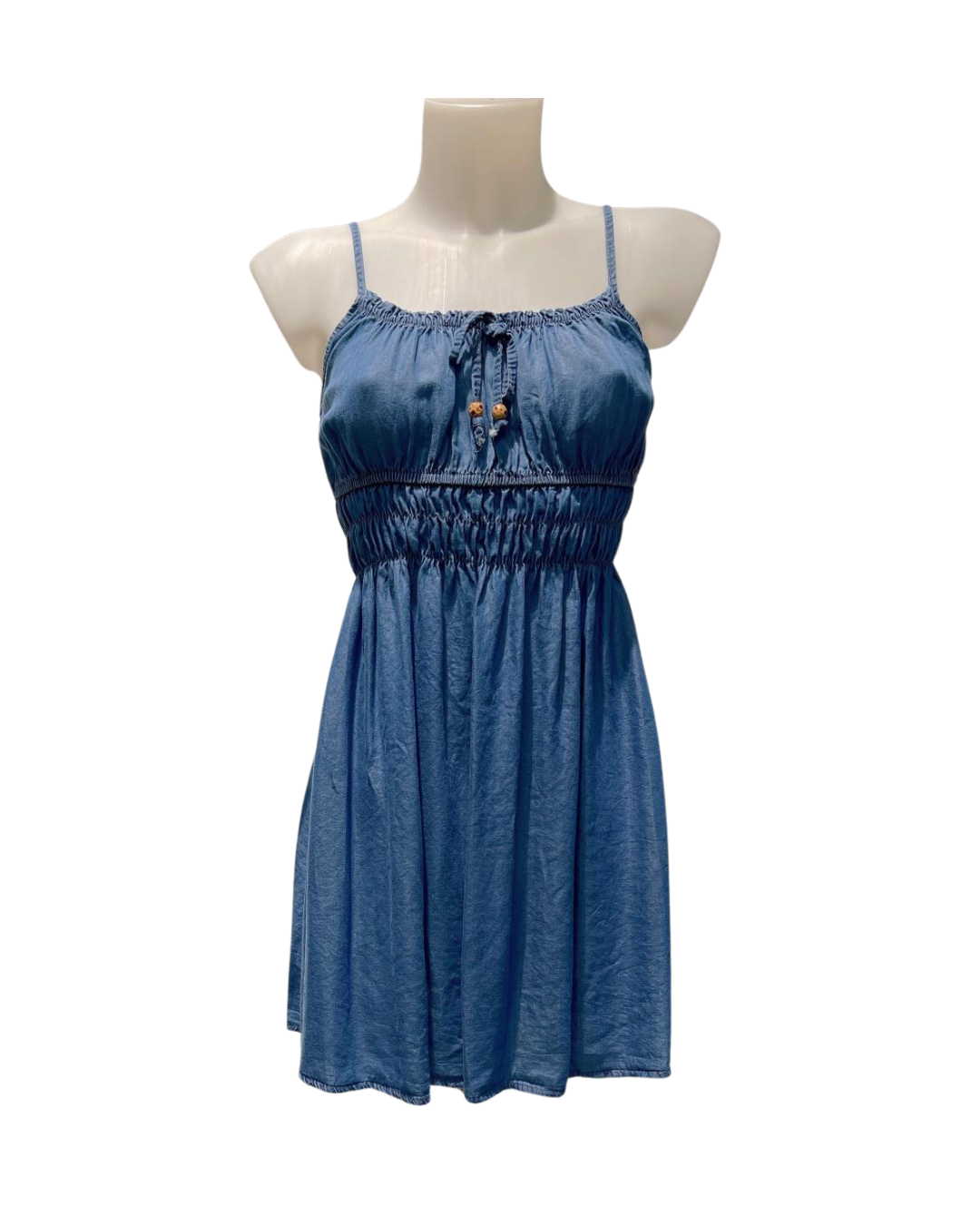 Denim Tencel Dress - Blue