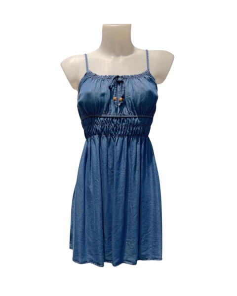Denim Tencel Dress - Blue