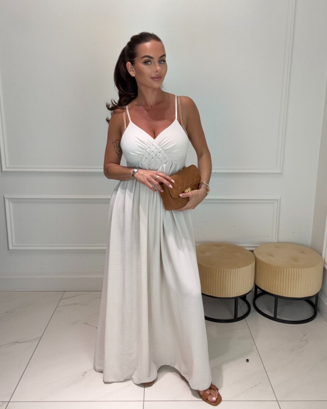 Maxi Airy Dress - White