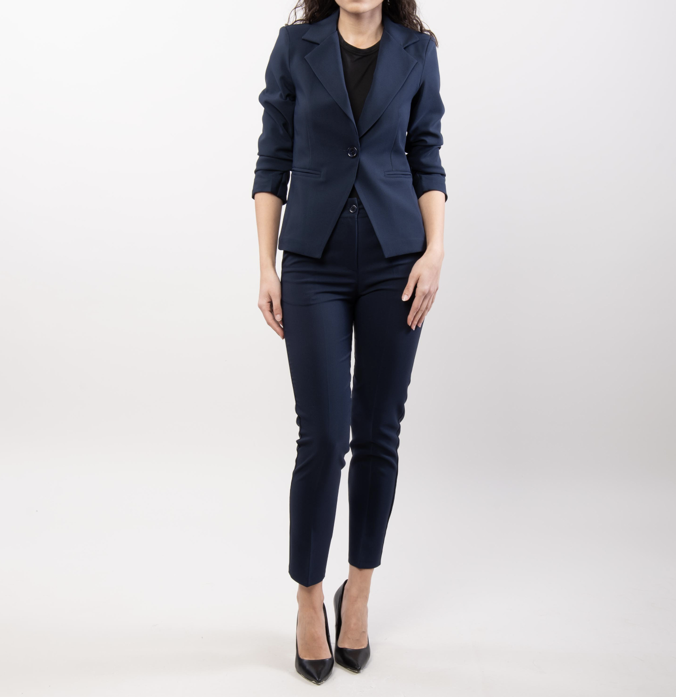 Elegant Suit Trousers - Blue