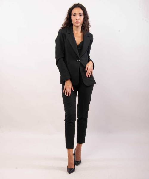 Elegant Blazer Jacket - Black