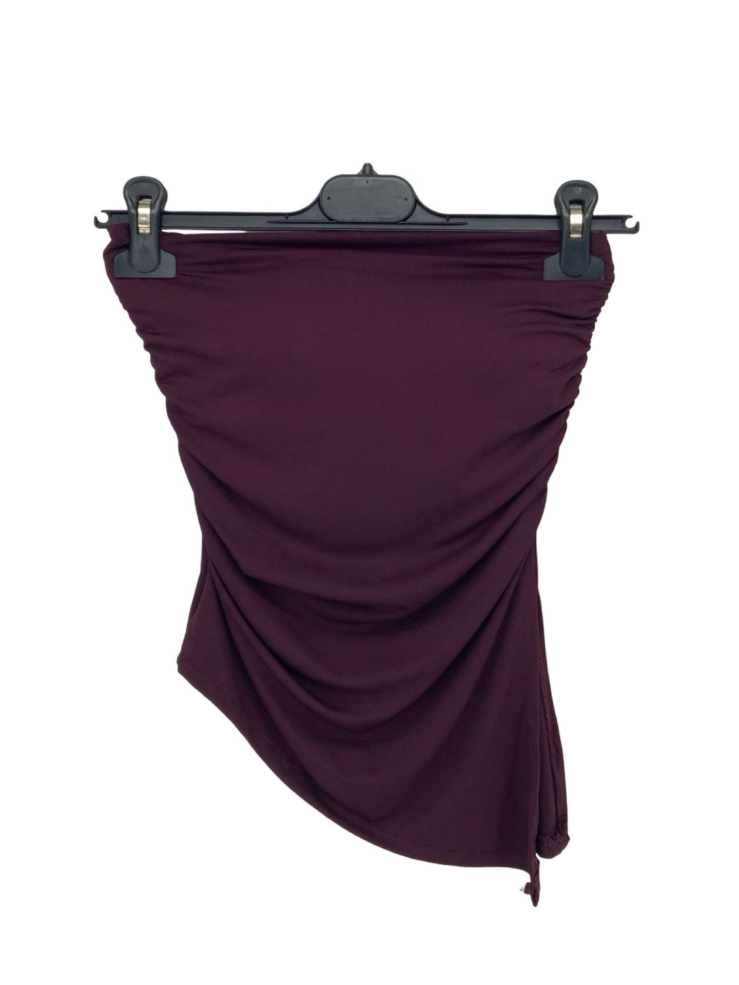 Asymmetric Strapless Top - Melanza