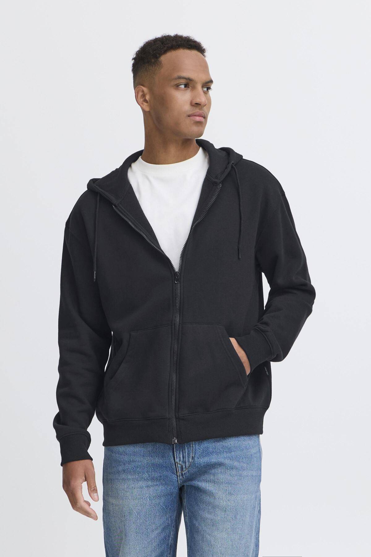 Blend BHJUSTE Zipped Hoodie - Black
