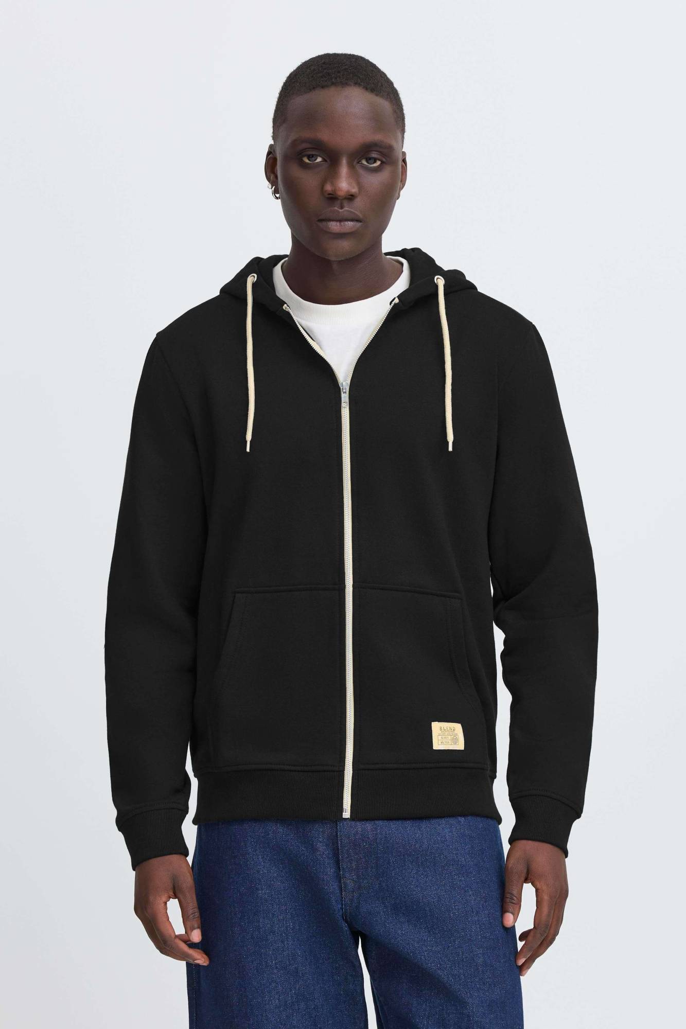 Blend BHNOAH Zipped Hoodie - Black