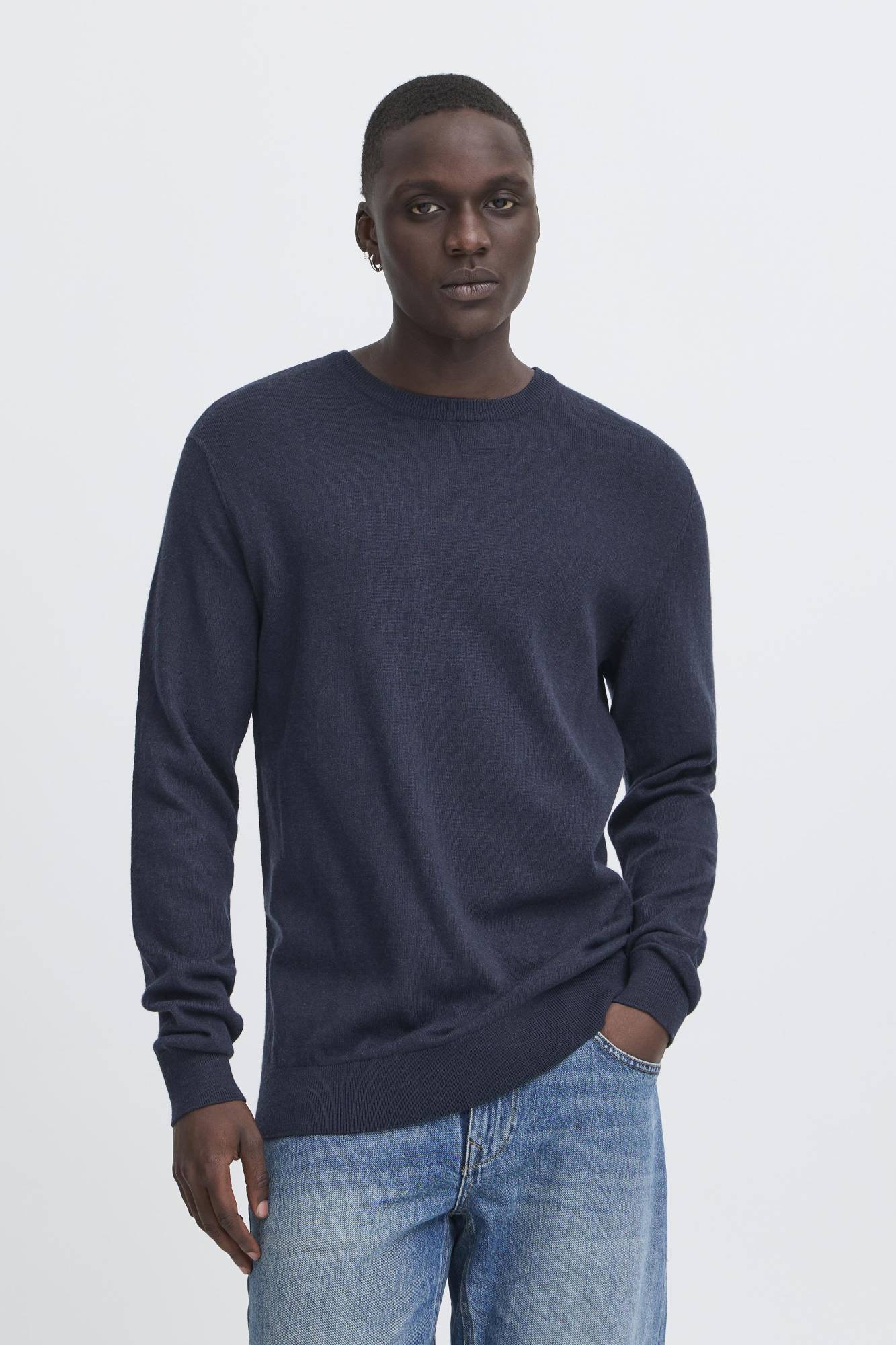 Blend BHBAGGE Crew Knit - Blue