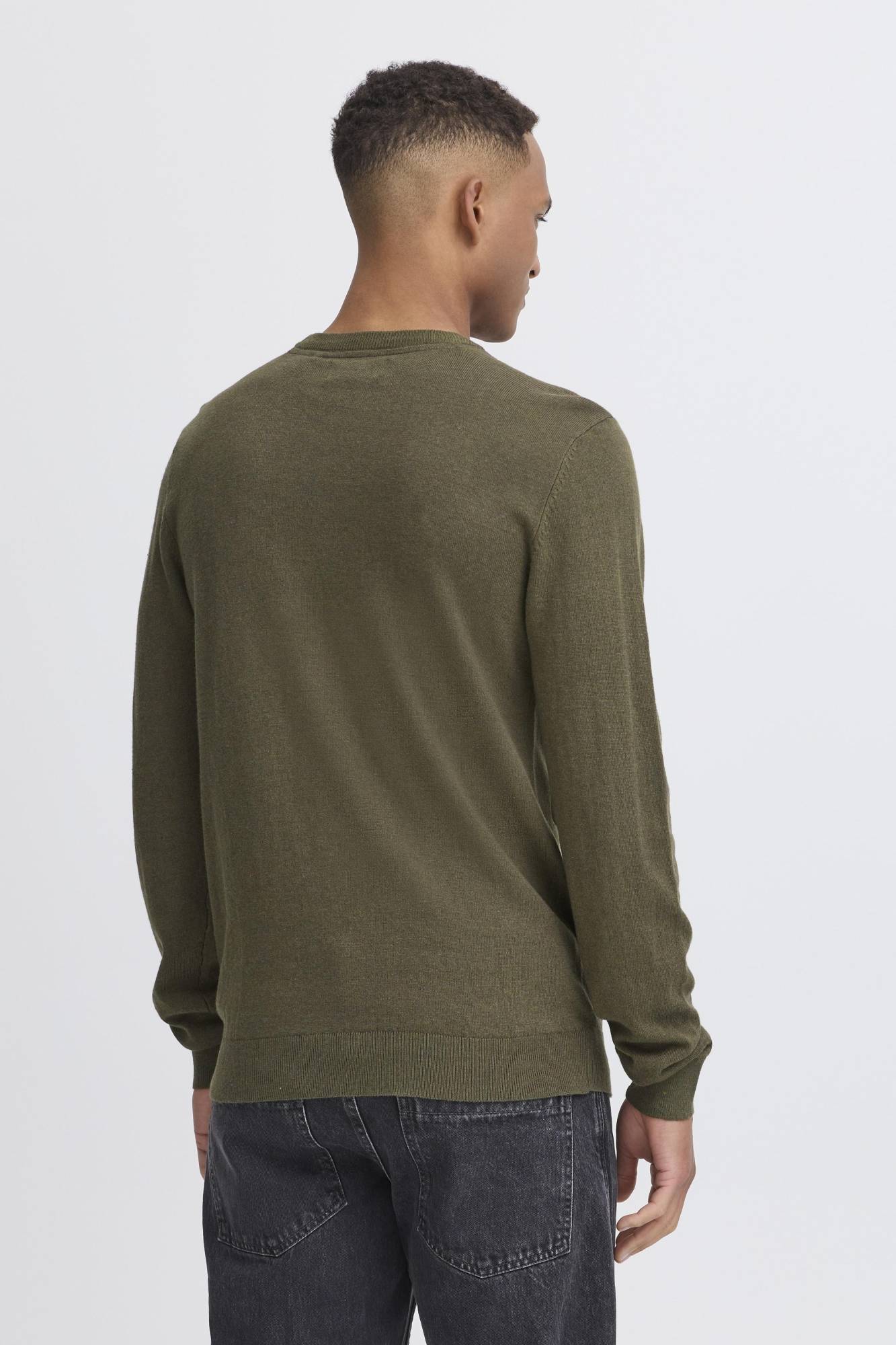 Blend BHBAGGE Crew Knit - Khaki