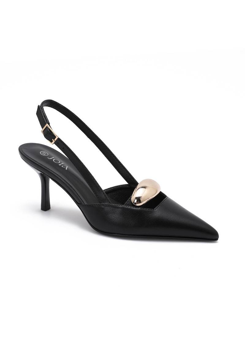 Pointed Toe Pumps - Black
